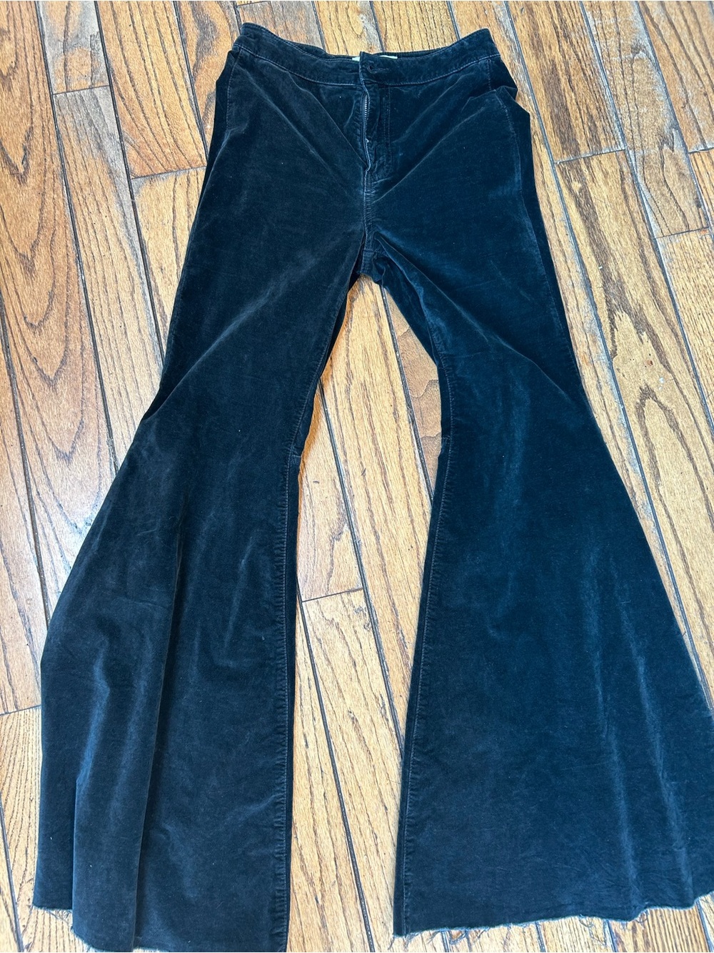 Free People Flared Velvet Corduroy Pants